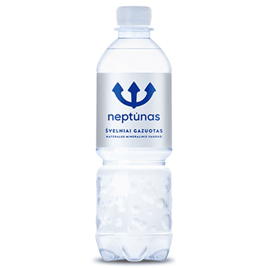 Lightly carbonated natural mineral water NEPTUNAS 0.5l