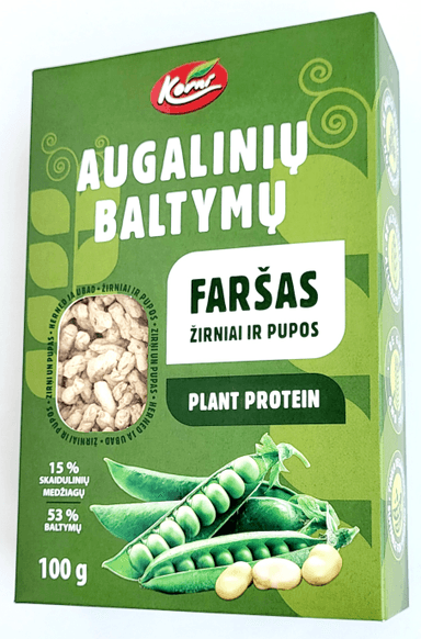 Vegetable protein mince KORNI  peas and bean protein concentrate,100g