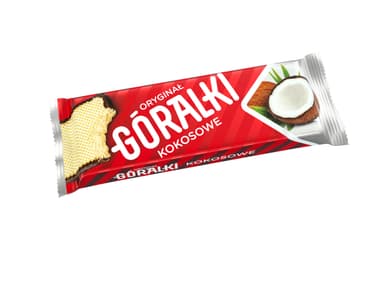 Vafliai GÓRALKI kokoso skonio, 45g