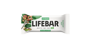 Batonėlis su ispaninio šalavijo sėklomis ir pistacijomis, ekologiškas