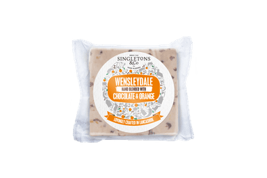 Cheese WENSLEYDALE Chocolate & Orange, 200 g