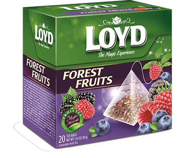 Vaisinė arbata LOYD (miško uogų skonio), 20 pak., 20 vnt.