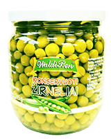 Konservuoti žalieji žirneliai WALDI BEN, 420 g