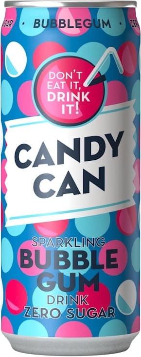 Gazuotas gaivusis gėrimas CANDY CAN Bubble gum, 0.33l D