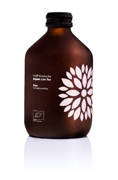 Refreshing tea drink VIGO Kombucha LT-EKO-001, BIO Rose 330ml D