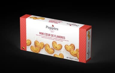 Biscuits POPPIES Mini palmiers, 125 g