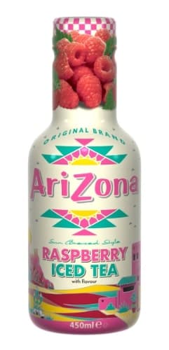 Black tea drink ARIZONA, raspberries flavour, 450ml