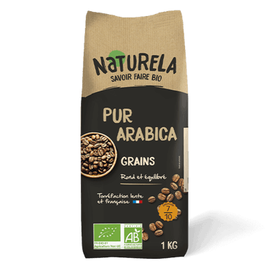 Organic coffee beans Naturela 1kg 100% Arabica LT-EKO-001