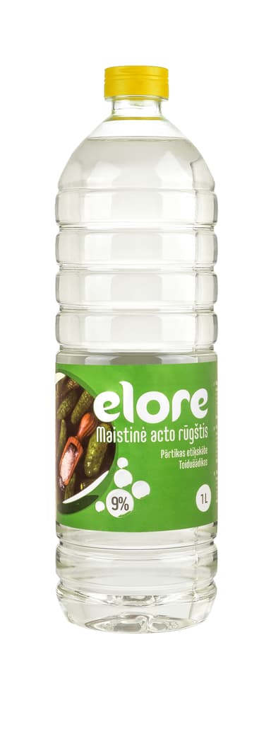 Maistinė acto rūgštis ELORE , 9 %, 1 l