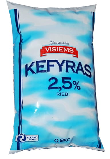 Kefir VISIEMS, 2,5%, 0,9 kg