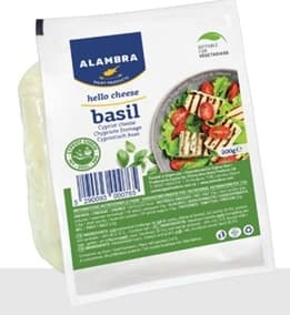 Cheese ALAMBRA Hello, with basil, 200 g