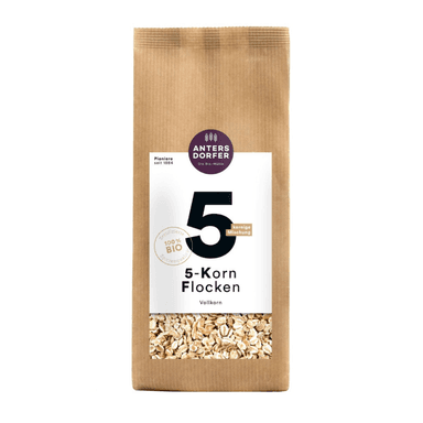 5 grain flakes, organic