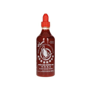 Aštrus padažas FLYING GOOSE Sriracha, švelnus, saldus, 455 ml