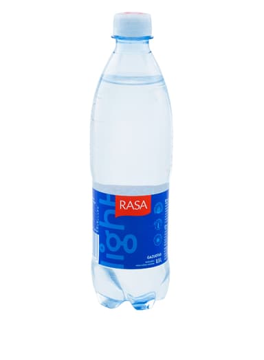Natūralus mineralinis vanduo RASA Light, gazuotas, 0,5 l