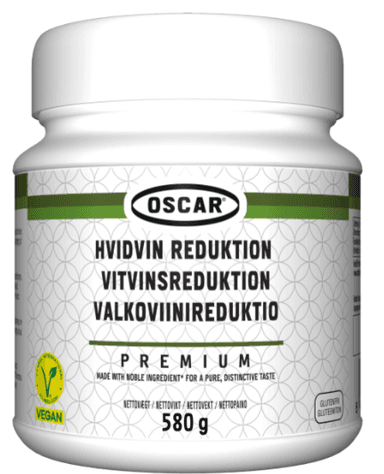 Sutirštinto baltojo vyno padažas OSCAR Premium, 580 g