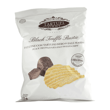 Potato chips with black truffles BLACK TRUFFLE RUSTIC