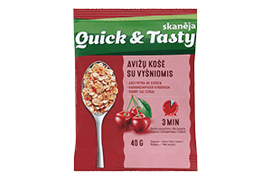 Avižinė košė su vyšniomis SKANĖJA 40 g