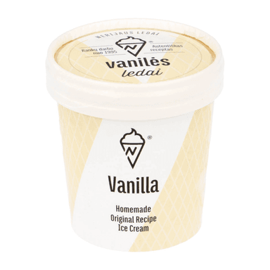 Vanilla creamy edible ice cream