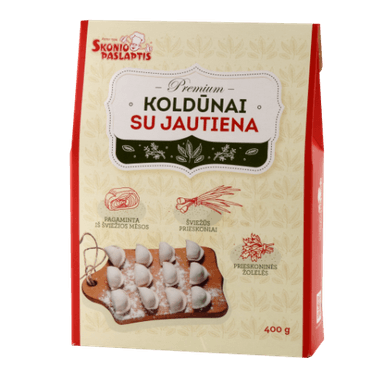 Koldūnai su jautiena, 400 g