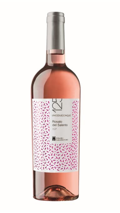 Vynas 125 Gocce Rosato del Salento IGP, rožinis, sausas, 12,5%, 0,75 l