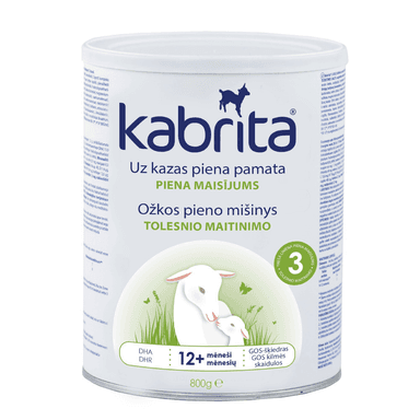 Tolesnio maitinimo ožkų pieno mišinys Nr. 3, nuo 12 mėn.