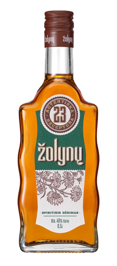 Spiritinis gėrimas Žolynų, 40%, 0.5 l, stiklas