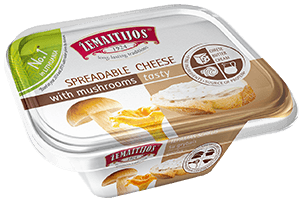 Lydytas RAMBYNO tepamasis sūrelis su baravykais, 50% rieb., 175 g