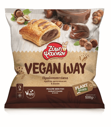 Šaldyti pyragėliai šokolado ir riešutų skonio įdaru ( 8 x 93g)