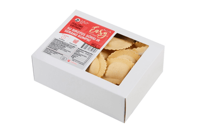 Ravioliai su rikota ir seranu, šaldyti