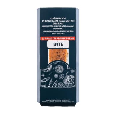 Atlantic salmon fillet with pepper, hot smoked