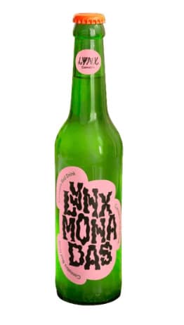 Carbonated soft drink, Lynxmonadas, with hemp flower, 330ml.