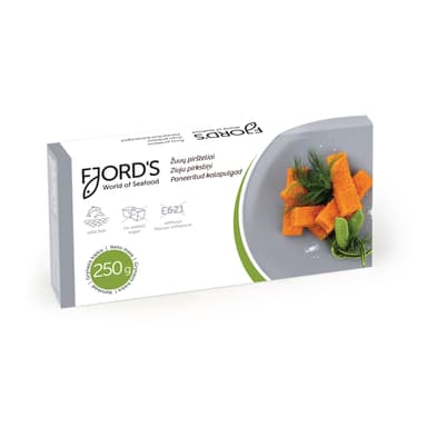 Frozen fish fingers FJORD'S, 250g