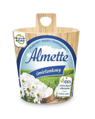 Curd cheese ALMETTE, with sweet cream, 150g