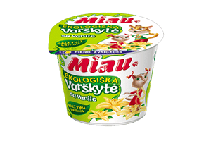 MIAU EKO cottage cheese with vanilla 6% 100g