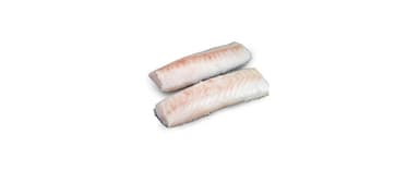 Frozen saithe fillet, sirloin part of 120-140 kg, 10% glaze,5 kg