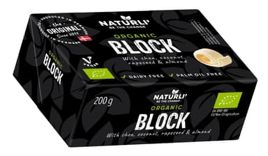 EKO fat NATURLI VEGAN BLOCK,  200g, LT-EKO-001