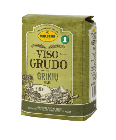 Grikių miltai MALSENA, viso grūdo dalių, 1 kg