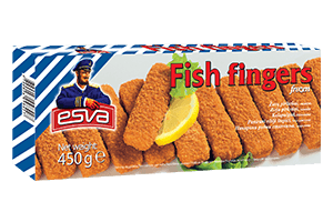 Šaldyti žuvų piršteliai ESVA, 450g