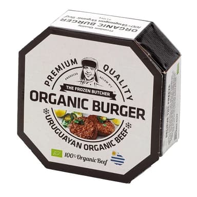 Frozen beef burger ORGANIC, 2 x 125 g LT-EKO-001