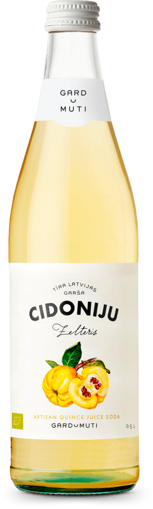 Gazuotas svarainių sulčių gėrimas CIDONIJU, ekologiškas