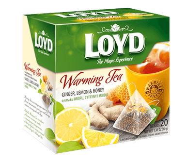 Herbal Tea LOYD Warming Lemon, 20 pcs, 40 g