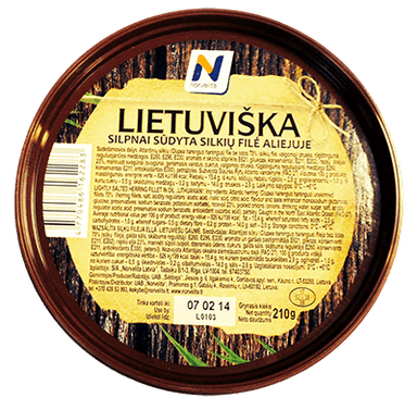 Silkių filė aliejuje LIETUVIŠKA, 210 g