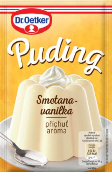 Vanilla flavour DR. OETKER pudding, 38g.