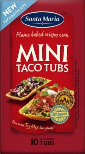 Mini Taco Tubs SANTA MARIA, 86 g