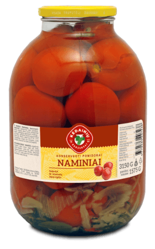 Konservuoti naminiai pomidorai KĖDAINIŲ, 3150 g