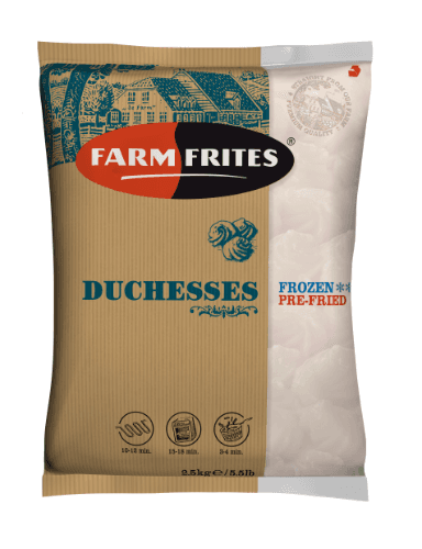 Frozen potatoes roses FARM FRITES Duchesses, 2,5 kg