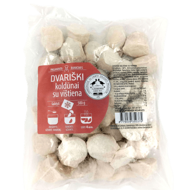 Frozen dumplings with chicken