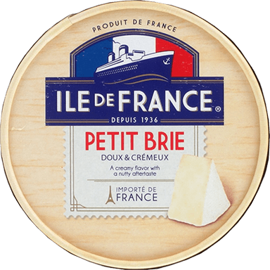 ILE DE FRANCE PETIT BRIE cheese, 50% fat, 125 g