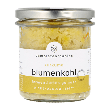 Fermentuoti žiediniai kopūstai su ciberžole, ekologiški