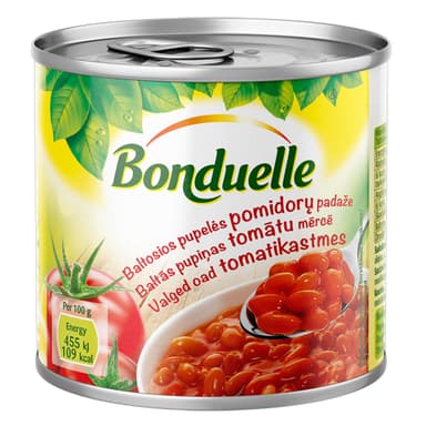 Canned white beans BONDUELLE in tomato sauce 430g
